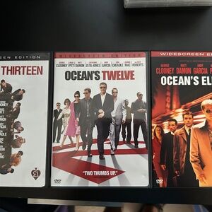 Ocean’s Eleven, Twelve and Thirteen DVDs